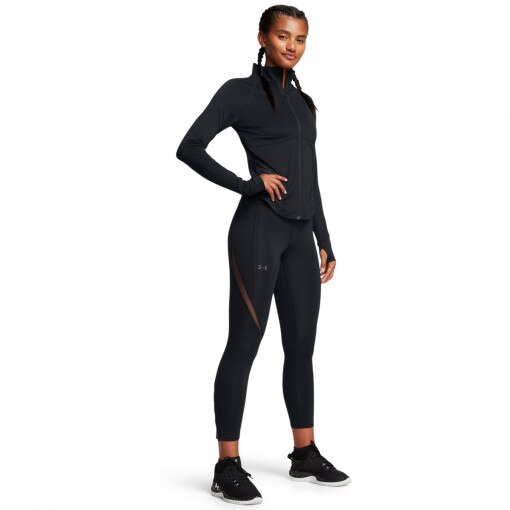 UNDER ARMOUR Damskie legginsy treningowe z wysokim stanem Under Armour Vanish Elite Vent Ankle Leg czarne Czarny
