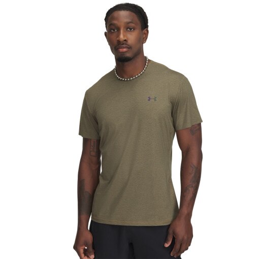 UNDER ARMOUR Męska koszulka treningowa Under Armour Vanish Elite Vent Prtd SS  oliwkowa/khaki Oliwkowy
