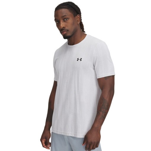 UNDER ARMOUR Męska koszulka treningowa Under Armour Vanish Seamless Novelty SS  biała Biały