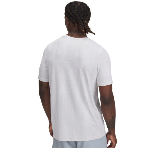 Męska koszulka treningowa Under Armour Vanish Seamless Novelty SS - biała