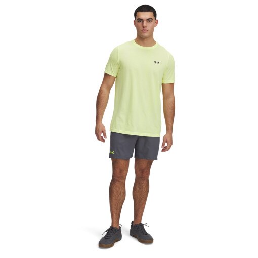 UNDER ARMOUR Męskie spodenki treningowe Under Armour Vanish Woven 6in Graphic Sts  szare Szary