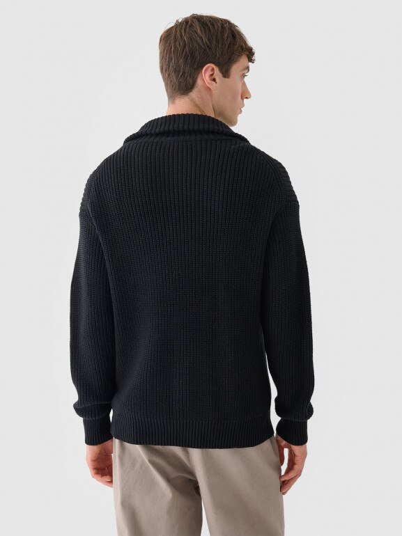 Męski sweter Outhorn OTHWAW24TSWEM101 - szary