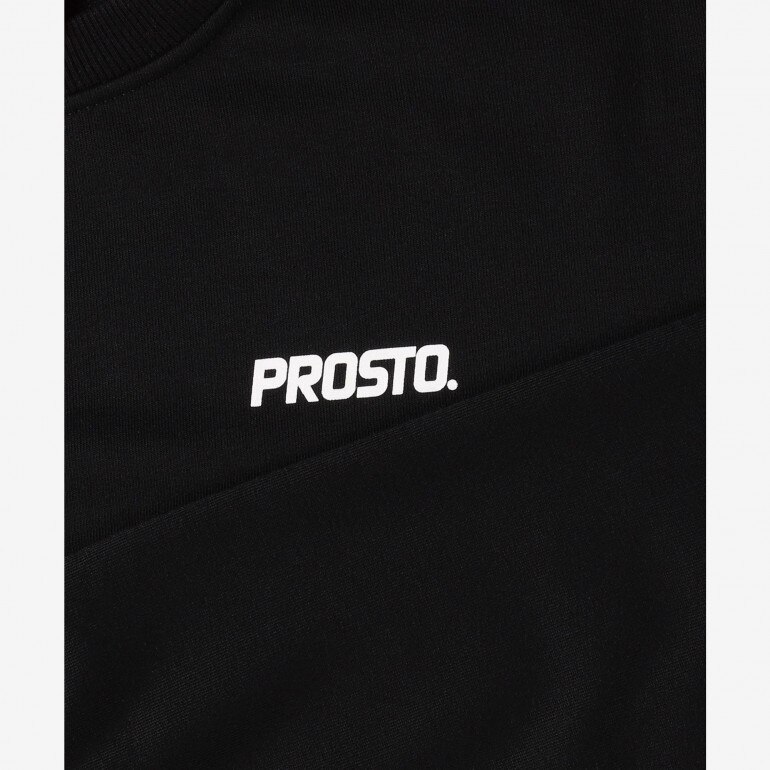 Damska bluza dresowa nierozpinana bez kaptura Prosto Crewneck Vera - czarna