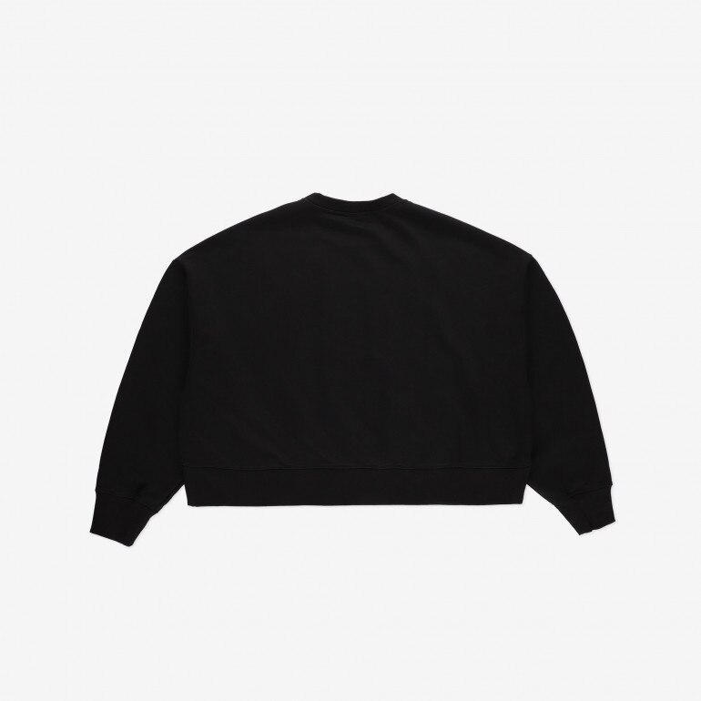 Damska bluza dresowa nierozpinana bez kaptura Prosto Crewneck Vera - czarna