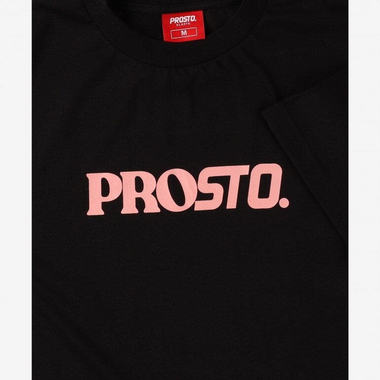 Damski t-shirt z nadrukiem Prosto Cherries - czarny