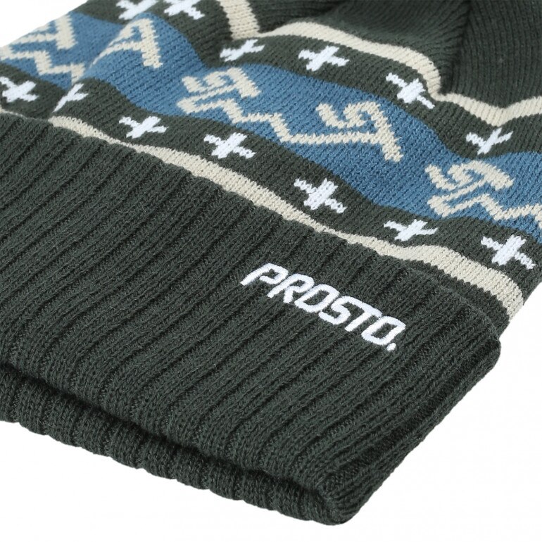 Męska czapka zimowa Prosto Winter Hat Gildo - zielona
