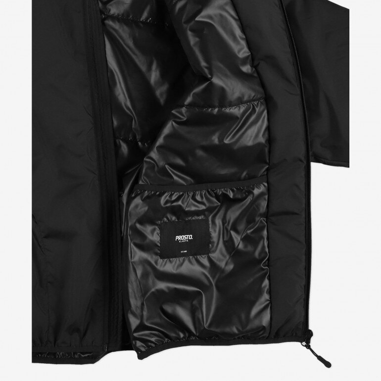 Męska kurtka puchowa pikowana Prosto Ultralight - czarna