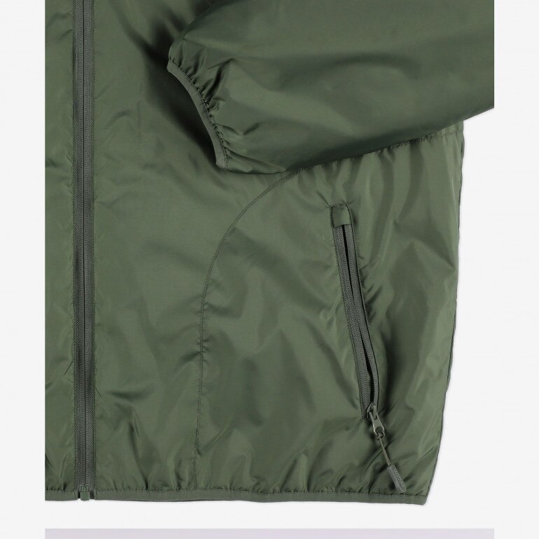 Męska kurtka puchowa pikowana Prosto Ultralight - zielona