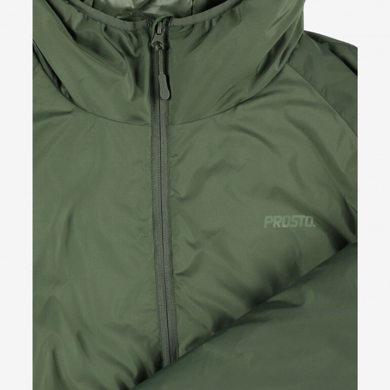 Męska kurtka puchowa pikowana Prosto Ultralight - zielona