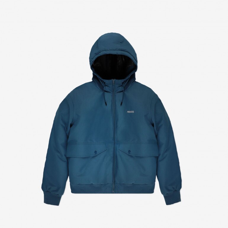 Męska kurtka zimowa bomberka Gegito Bomber Jacket - turkusowa