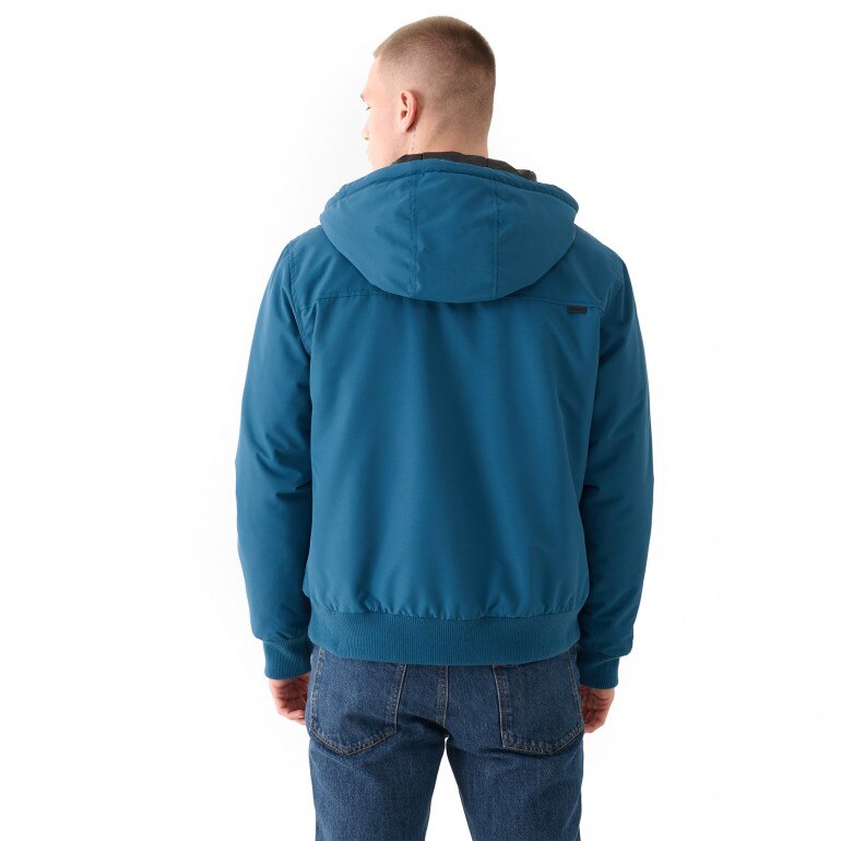 Męska kurtka zimowa bomberka Gegito Bomber Jacket - turkusowa