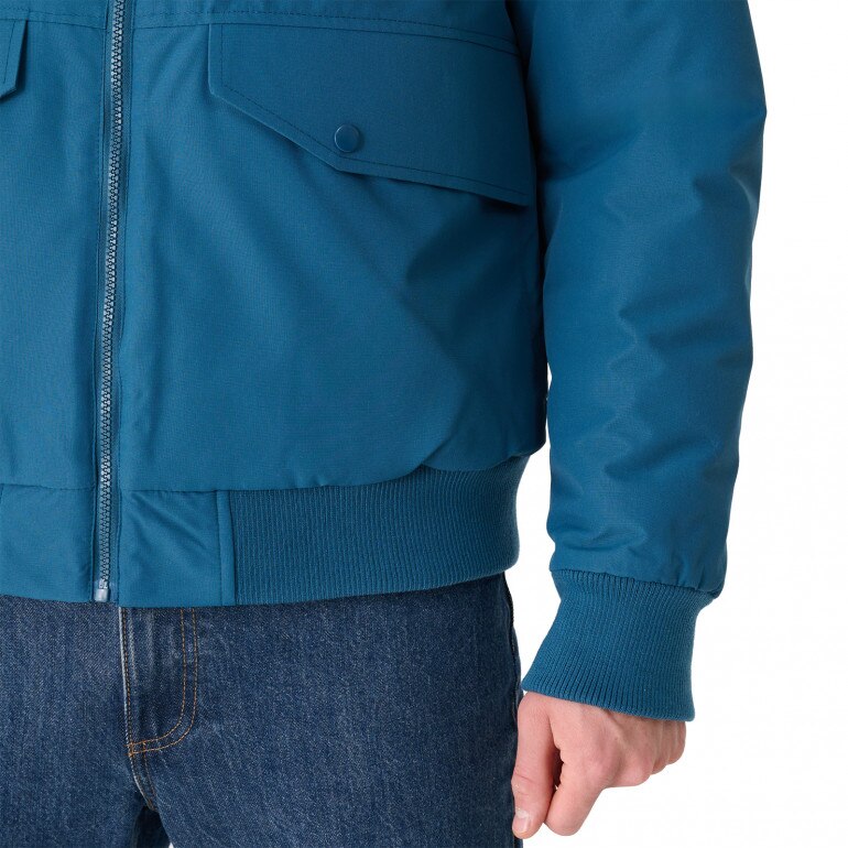 Męska kurtka zimowa bomberka Gegito Bomber Jacket - turkusowa