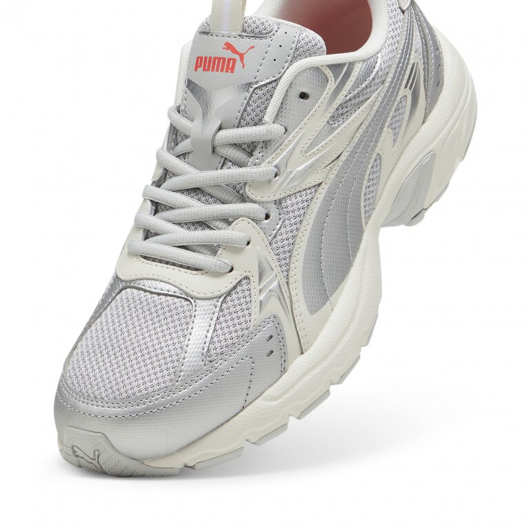 Sneakersy uniseks Puma Milenio Tech - srebrne