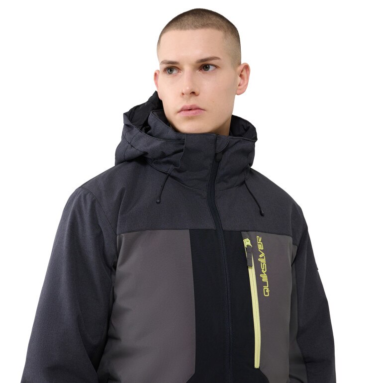 Męska kurtka narciarska Quiksilver Dawson - czarna