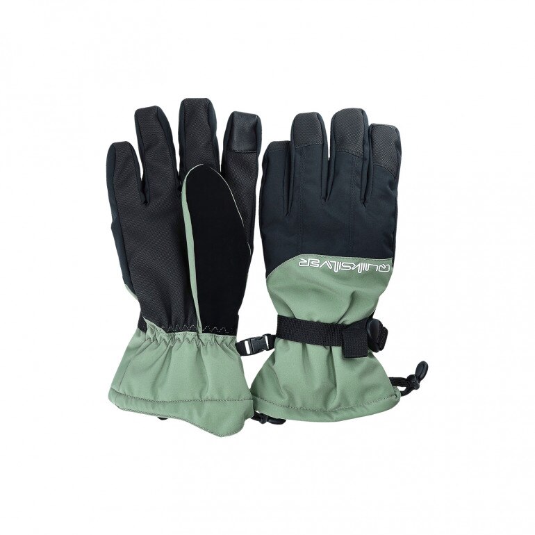 Męskie rękawice narciarskie Quiksilver Mission Glove - zielone