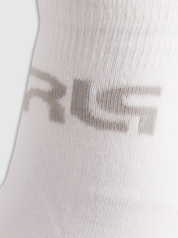 Męskie skarpetki stopki (3-pack) 4F x Robert Lewandowski RL9SSS25USOCM508 - multikolor