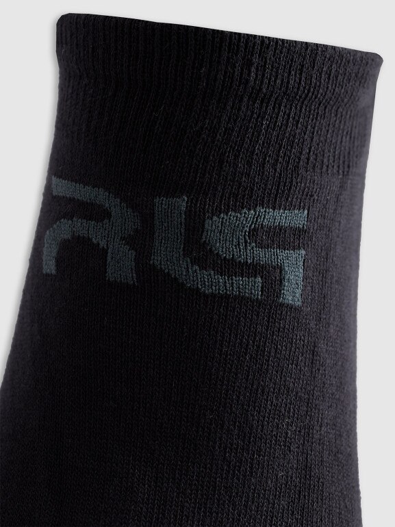 Męskie skarpetki stopki (3-pack) 4F x Robert Lewandowski RL9SSS25USOCM508 - multikolor