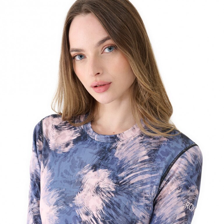 Damski longsleeve treningowy Roxy Daybreak Top - niebieski