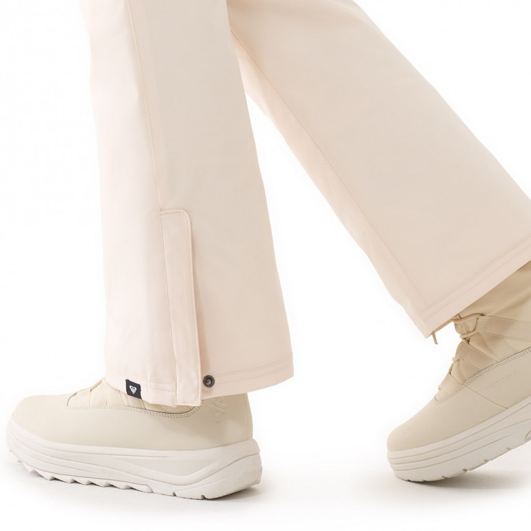 Damskie spodnie narciarskie Roxy Backyard Pants - beżowe