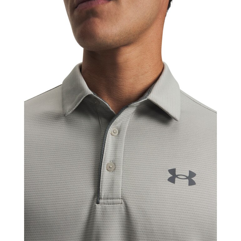Męska koszulka do golfa Under Armour Tech Polo - szara