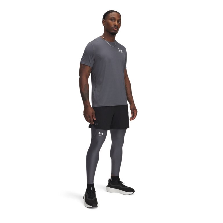 Męskie legginsy treningowe Under Armour UA HG Armour Leggings - szare