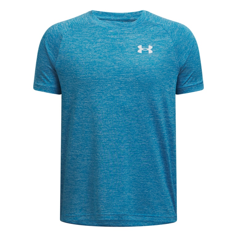 Chłopięca koszulka treningowa Under Armour UA Tech 2.0 SS - niebieska