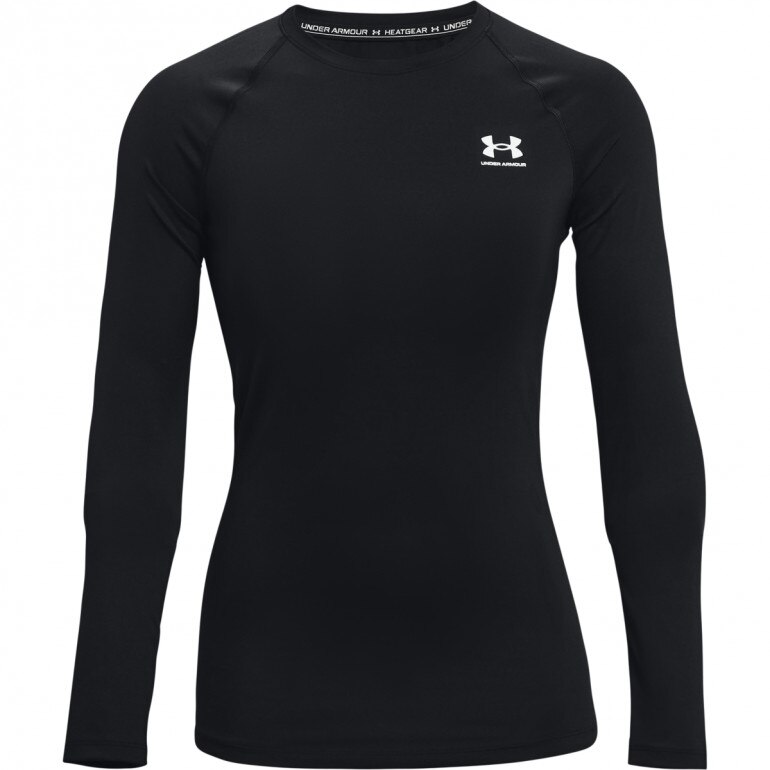 Damski longsleeve treningowy Under Armour UA HG Authentics Comp LS - czarny