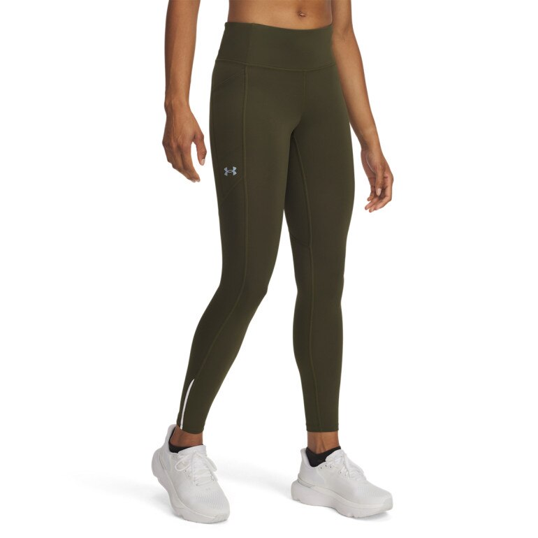 Damskie legginsy do biegania Under Armour UA Fly Fast Tights - khaki