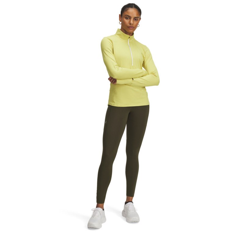 Damskie legginsy do biegania Under Armour UA Fly Fast Tights - khaki