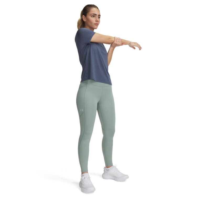 Damskie legginsy do biegania Under Armour UA Fly Fast Tights - zielone