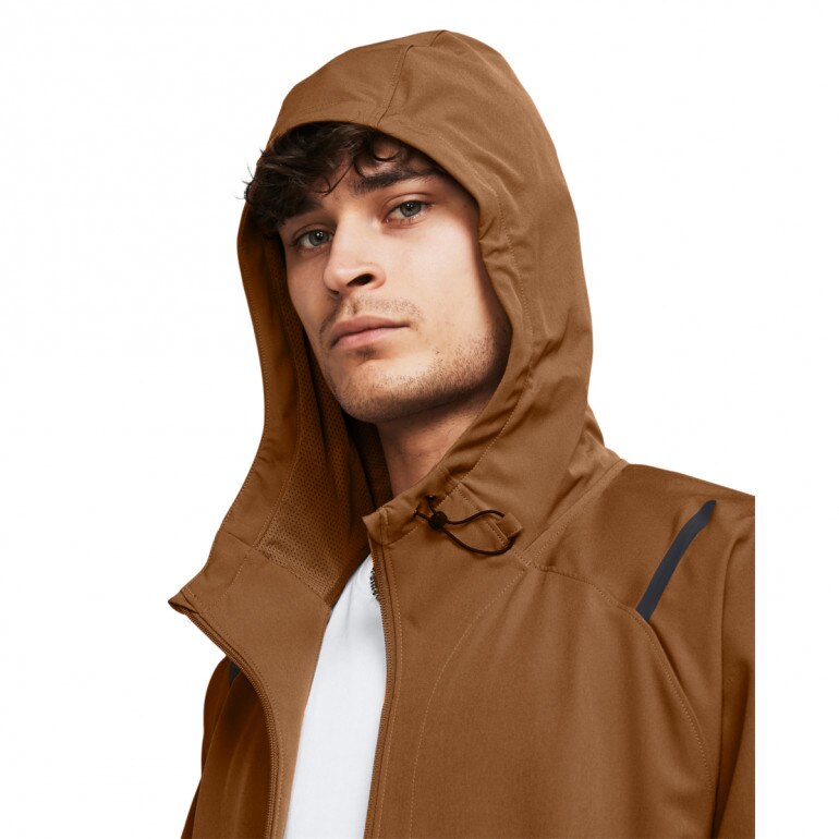 Męska kurtka treningowa Under Armour UA Unstoppable Jacket - brązowa