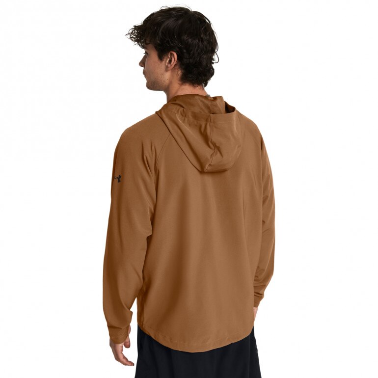 Męska kurtka treningowa Under Armour UA Unstoppable Jacket - brązowa