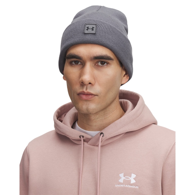Męska czapka zimowa Under Armour UA Halftime Cuff - szara
