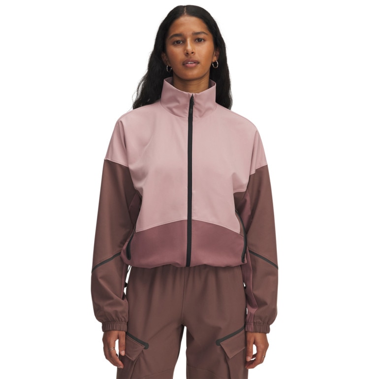 Damska kurtka treningowa Under Armour UA Unstoppable Jacket - różowa