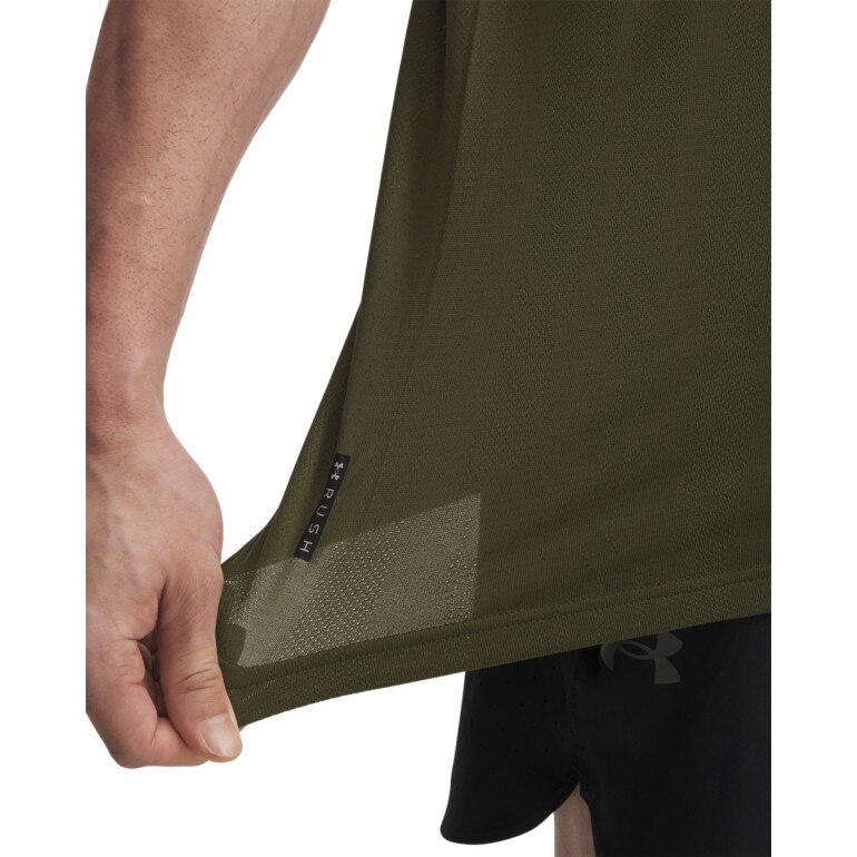 Męska koszulka treningowa Under Armour UA Vanish Elite Seamless SS - khaki