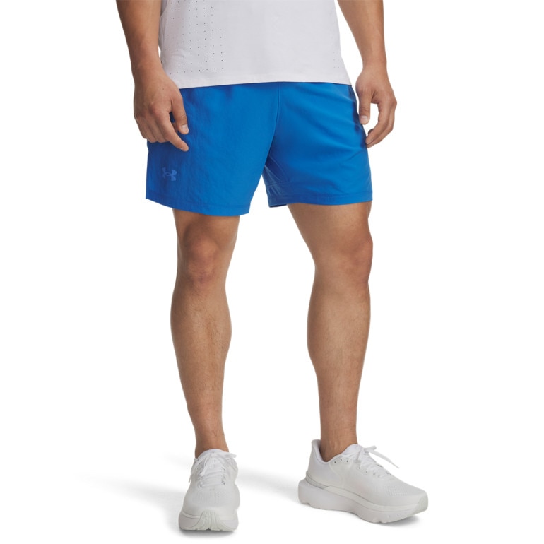 Męskie spodenki do biegania Under Armour LAUNCH ELITE 2in1 7''- niebieskie