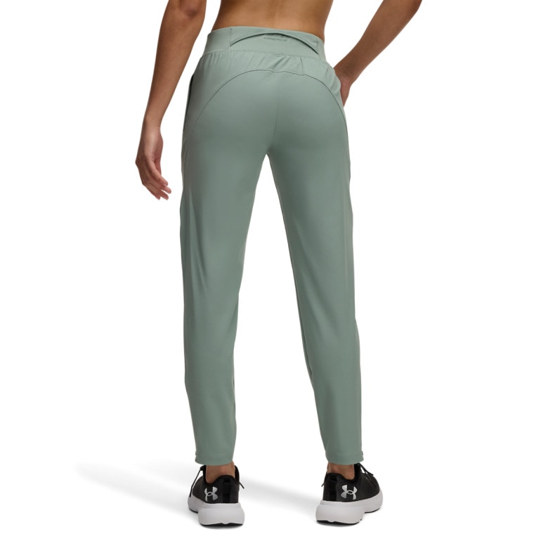 Damskie spodnie do biegania Under Armour UA OutRun the Storm Pants - zielone