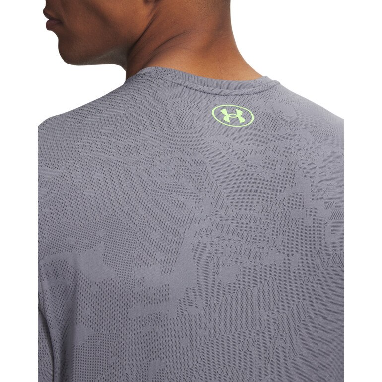 Męska koszulka treningowa Under Armour UA Tech Vent Jacquard SS - szara