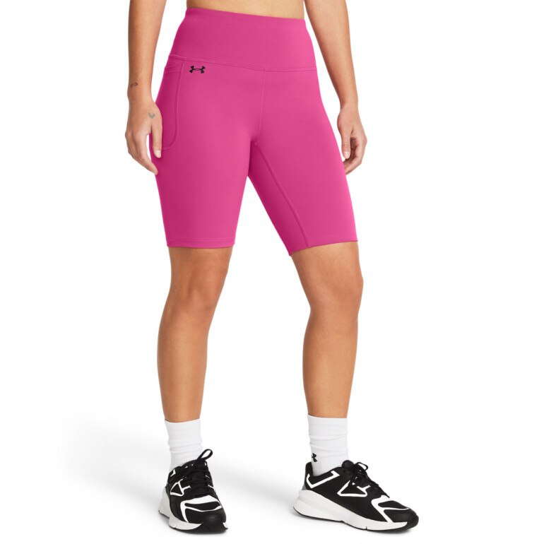 Damskie kolarki treningowe Under Armour Motion Bike Short - różowe