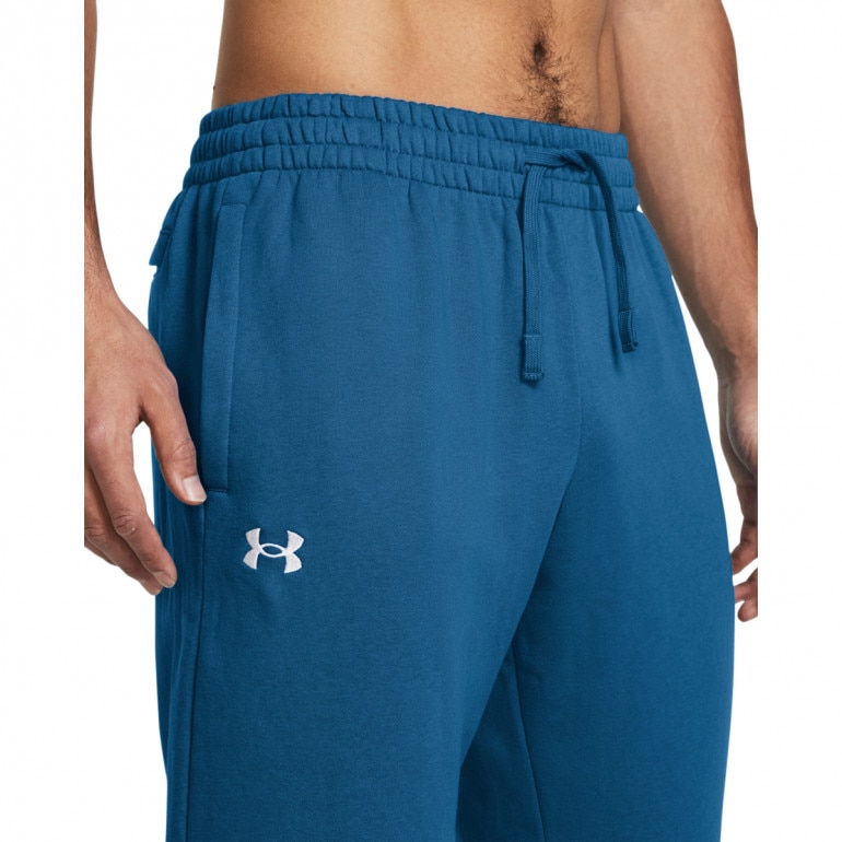 Męskie spodnie dresowe Under Armour UA Rival Fleece Joggers - niebieskie