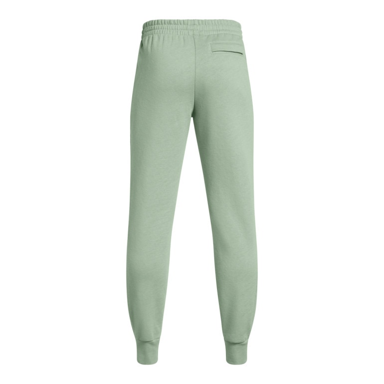 Chłopięce spodnie dresowe Under Armour UA Rival Fleece Joggers - zielone