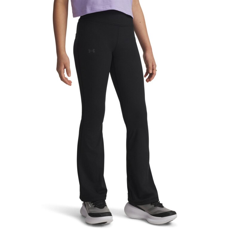 Dziewczęce spodnie treningowe Under Armour Motion Flare Pant - czarne