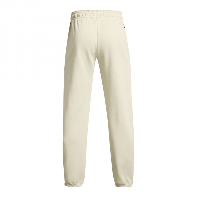 Męskie spodnie treningowe Under Armour Project Rock Hwt Terry Jgr - kremowe