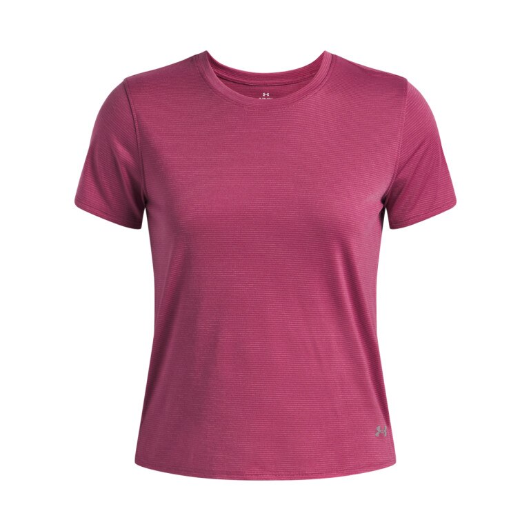 Damska koszulka do biegania Under Armour UA Launch Shortsleeve - różowa