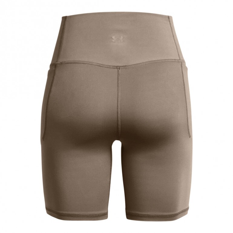 Damskie kolarki treningowe Under Armour Meridian Bike Short 7in - brązowe