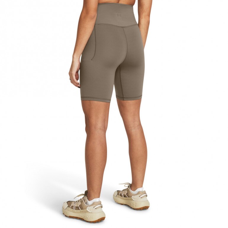 Damskie kolarki treningowe Under Armour Meridian Bike Short 7in - brązowe