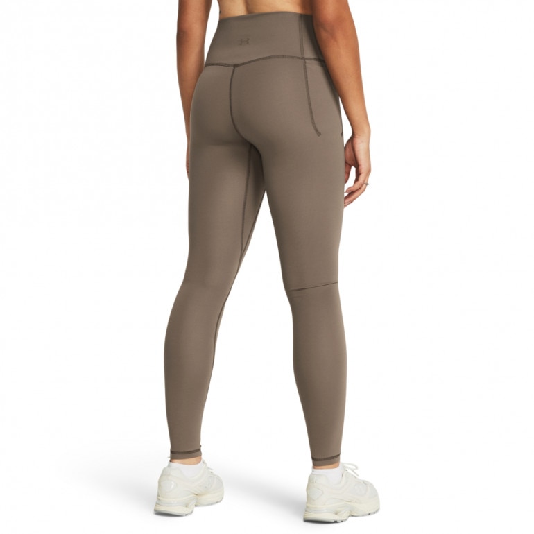 Damskie legginsy treningowe Under Armour Meridian Legging - brązowe