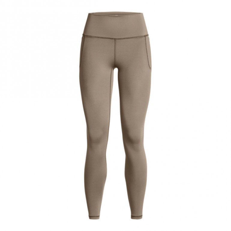 Damskie legginsy treningowe Under Armour Meridian Legging - brązowe