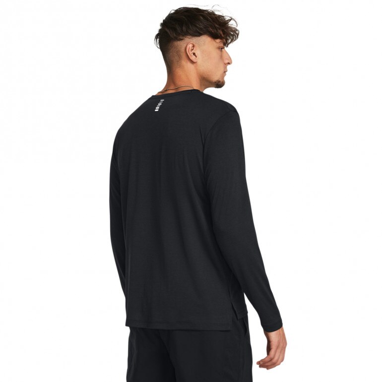 Męski longsleeve do biegania Under Armour UA Launch Longsleeve - czarny