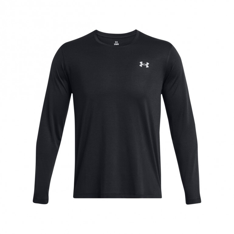 Męski longsleeve do biegania Under Armour UA Launch Longsleeve - czarny
